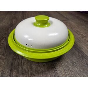 RANGE MATE- Microwave Cooker Steamer Insert Green